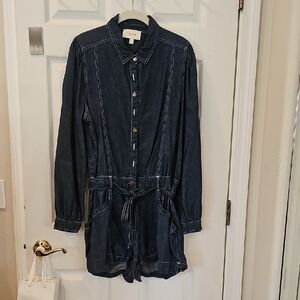 Cleobella Women's Blue Denim Romper